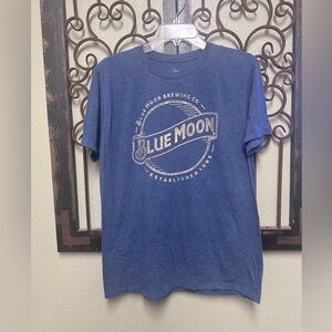 Blue Moon short sleeve logo tshirt